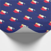 Ein Pokal von 'Dies ist die Jahreszeit Geschenkpapier (Ecke)