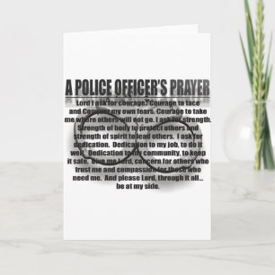 EIN POLIZEIBEAMTER KARTE