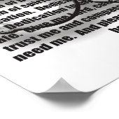 EIN POLIZEIBEAMTER POSTER (Ecke)