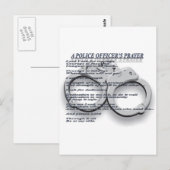 EIN POLIZEIBEAMTER POSTKARTE (Vorne/Hinten)