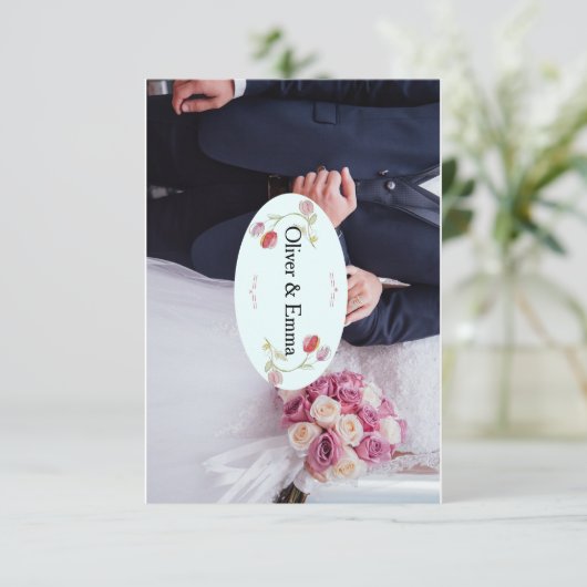 Ein Polterabend Einladung (Stehend Vorderseite)