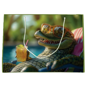Ein Poolside-Cocktail für den Musiker Große Geschenktüte