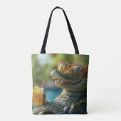 Ein Poolside-Cocktail für den Musiker Tasche (Rückseite)