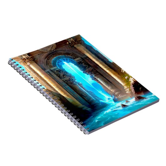 Ein Portal durch TimeSpace in das Atlantis-Noteboo Notizblock (Rechte Seite)