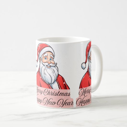 Ein Portrait des Weihnachtsmannes Kaffeetasse (VorderseiteRechts)