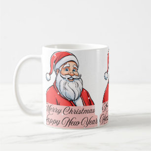 Ein Portrait des Weihnachtsmannes Kaffeetasse