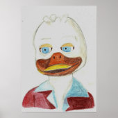Ein Portrait Howards der Ente Poster (Vorne)