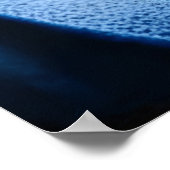 Ein Portrait von einer blauen Alien | AI Art Poste Poster (Ecke)