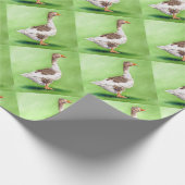 Ein Porträt einer Gans Geschenkpapier (Ecke)