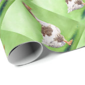 Ein Porträt einer Gans Geschenkpapier (Rolleneckpunkt)