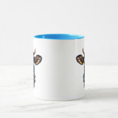 Ein Porträt einer Kuh mit einem ruhigen Blick. Tasse (Zentrum)