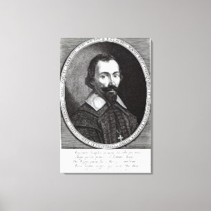Ein Porträt von Claude Maugis, Berater zu Marie Leinwanddruck