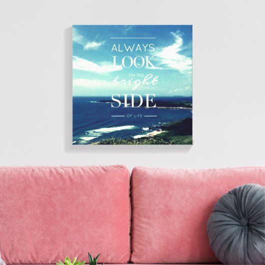 Ein positiver Ausblick auf das Leben / ©Seascape Leinwanddruck (Insitu (Wohnzimmer))