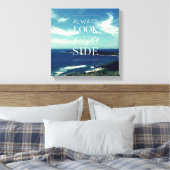 Ein positiver Ausblick auf das Leben / ©Seascape Leinwanddruck (Insitu (Schlafzimmer))