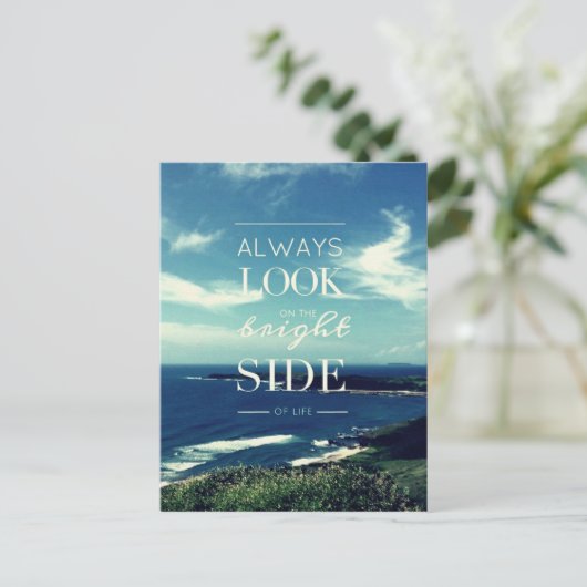 Ein positiver Ausblick auf das Leben / ©Seascape Postkarte (Stehend Vorderseite)
