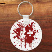 Ein positiver Bluttyp für Vampire & Zombies Schlüsselanhänger (Vorderseite)