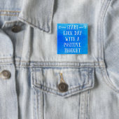 Ein positives Gedanken-Zitat Button (Beispiel)