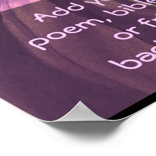 Ein Poster anpassen (Ecke)