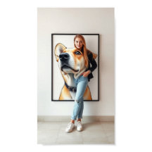 Ein Poster für Hundefreunde Der beste Freund