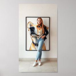 Ein Poster für Hundefreunde Der beste Freund