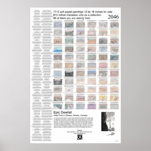 Ein Poster von Traumgemälden und Traumgedichten. 2 (Vorne)