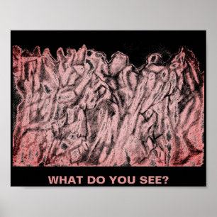 Ein Poster zwei Zwecke Kunst & Gehirntrainer.