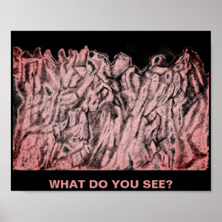 Ein Poster zwei Zwecke Kunst & Gehirntrainer.