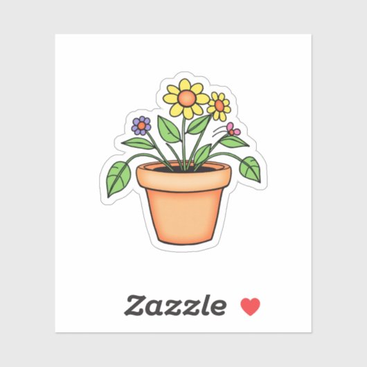 Ein Pot der Positivität Aufkleber (Blatt)