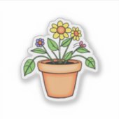 Ein Pot der Positivität Aufkleber (Vorderseite)