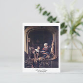 Ein Poulterer's Shop. von Gerrit Dou Postkarte (Stehend Vorderseite)