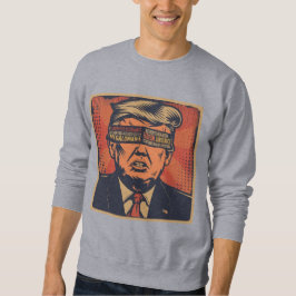 Ein Präsident, der von mentalen Fragen geblendet w Sweatshirt