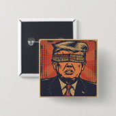 Ein Präsident verblendet sich mit psychischen Prob Button (Vorne & Hinten)