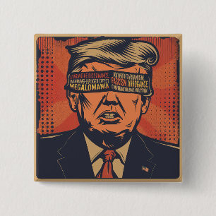 Ein Präsident verblendet sich mit psychischen Prob Button