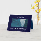 EIN PRAYER FÜR IHREN GEBURTSTAG KARTE (Gelbe Blume)