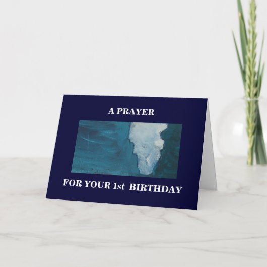 EIN PRAYER FÜR IHREN GEBURTSTAG KARTE (Vorderseite)