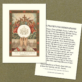 EIN PRAYER FÜR KATHOLISCHE SEMINARIER RELIGIÖS PLATZKARTE