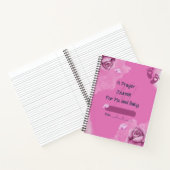 Ein Prayer Journal für mich und Baby (Mädchen) Notizblock (Innenseite)