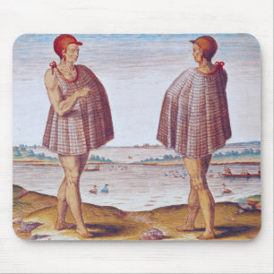 Ein Priester von Secoton in Virginia Mousepad