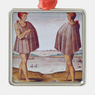 Ein Priester von Secoton in Virginia Ornament Aus Metall