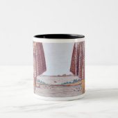 Ein Priester von Secoton in Virginia Zweifarbige Tasse (Mittel)