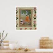 Ein Prinz in Gesprächen mit einem religiösen Mann Poster (Küche)