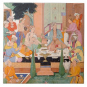 Ein Prinz und Begleiter nehmen Erfrischungen und Fliese (Vorderseite)