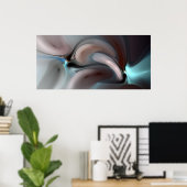 Ein Prise Blau Poster (Heimbüro)