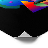 Ein Prismatisches Alphabet Poster (Ecke)