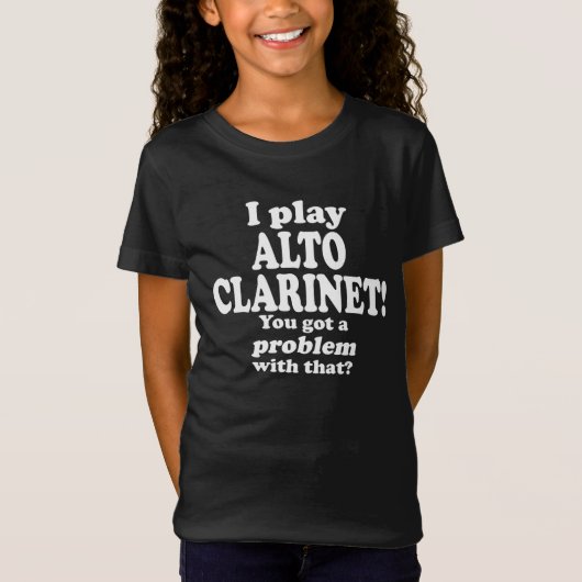 Ein Problem damit got, Alto Klarinette T-Shirt (Vorderseite)