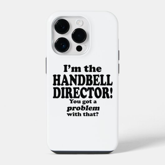 Ein Problem damit got, Handbell Director Case Ma iPhone Hülle (Rückseite)