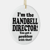 Ein Problem damit got, Handbell Director Keramikornament (Rechts)