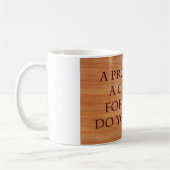 Ein Problem ist eine Chance Kaffeetasse (Links)