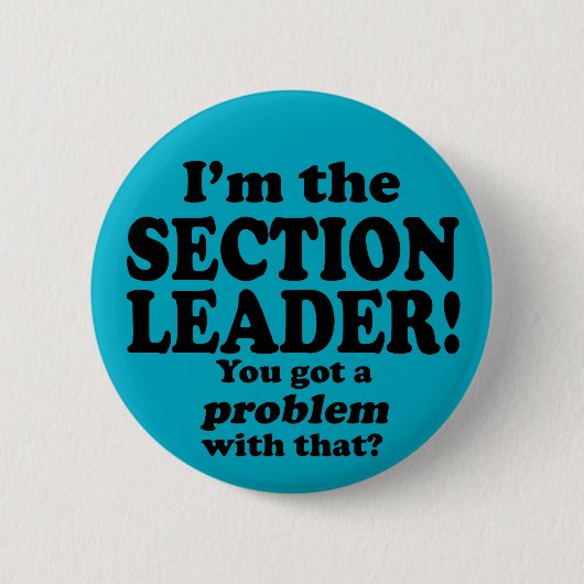 Ein Problem mit diesem, Abschnitt Leader got Button (Vorderseite)