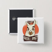 Ein Probllama got? Button (Vorne & Hinten)